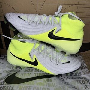 NEW Nike Phantom Luna II Elite FG Silver Black Volt FJ2572 003 Men's Sz 9.5